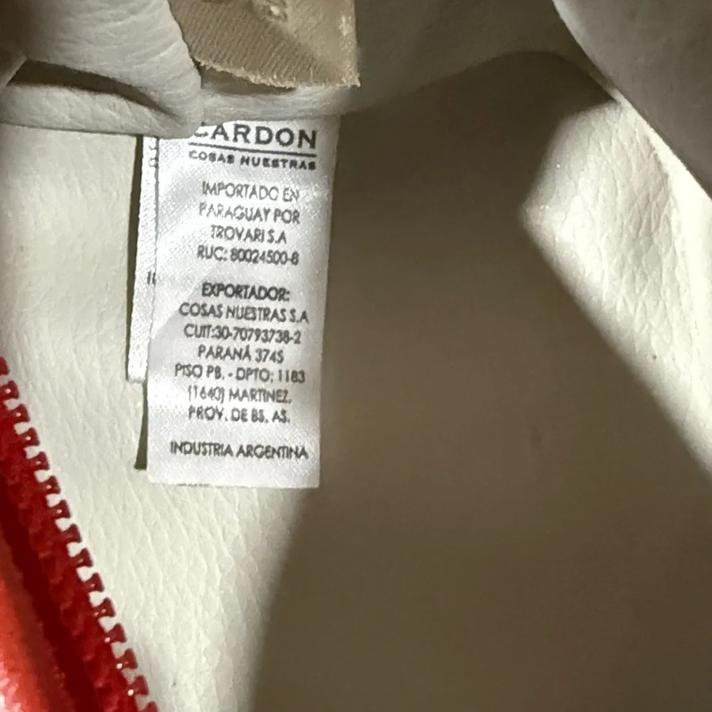 Cardon Red Leather Crossbody Bag - Picture 7 of 7